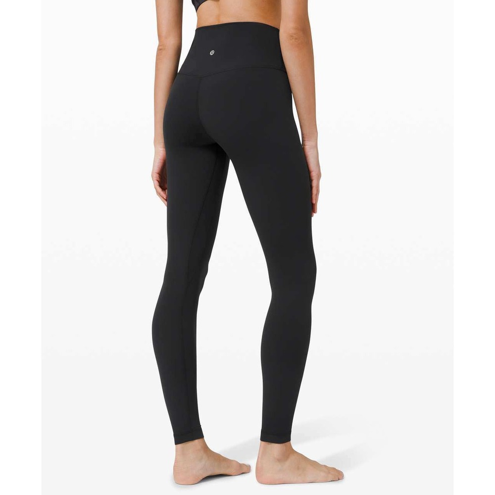 Lululemon Womens Align High Rise Full Length Leggings Black Size 6 Athleisure